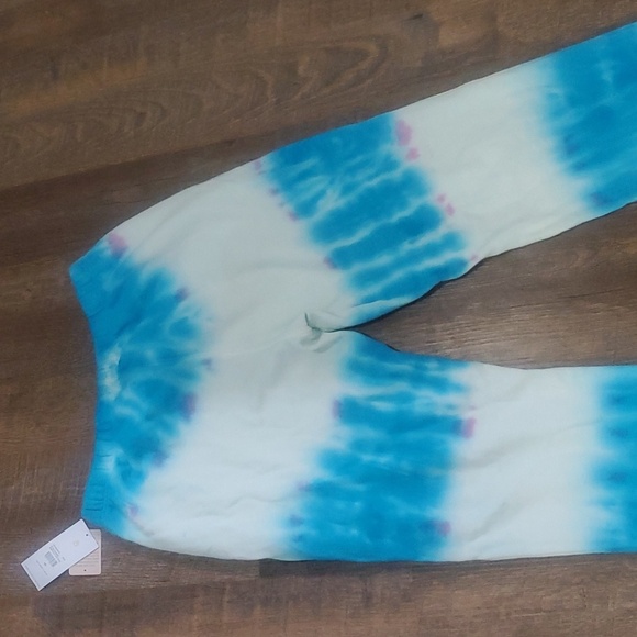 NWT SPIRITUAL GANGSTER LAGUNA TIE DYE RETRO BOYFRIEND FIT SWEATPANTS - Picture 8 of 9